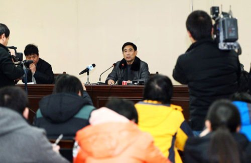 河南蘭考縣召開(kāi)新聞通氣會(huì) 通報(bào)“1.04”火災(zāi)事件