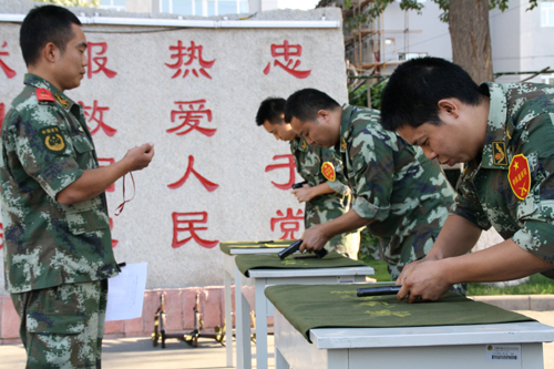 新疆公安邊防總隊后勤基地技能練兵謀打贏