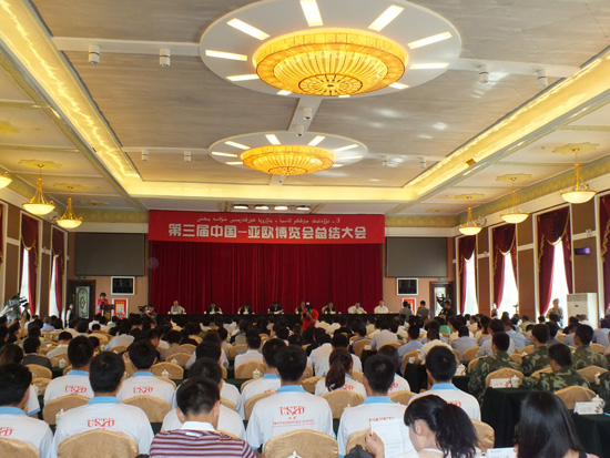 繼往開來 乘勢而上 -----第三屆中國—亞歐博覽會總結(jié)大會召開
