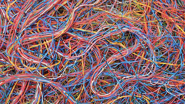 To get your wires crossed 產生誤解、誤會