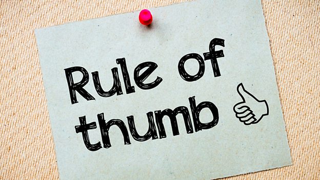 Rule of thumb 經(jīng)驗(yàn)法則