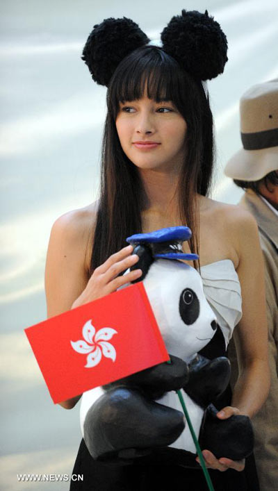 1600只紙熊貓準備環(huán)游香港宣揚環(huán)保（組圖）