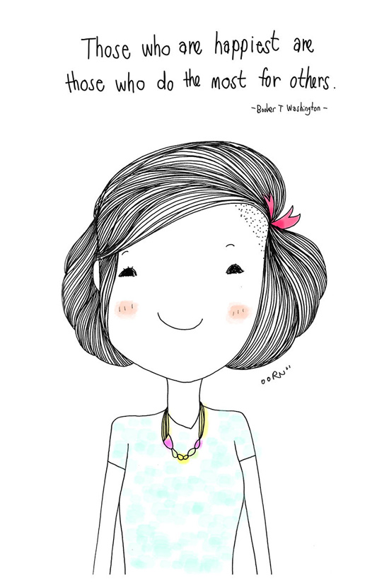 短發(fā)也可以很美：女孩捐掉長(zhǎng)發(fā)后畫(huà)的勵(lì)志明信片