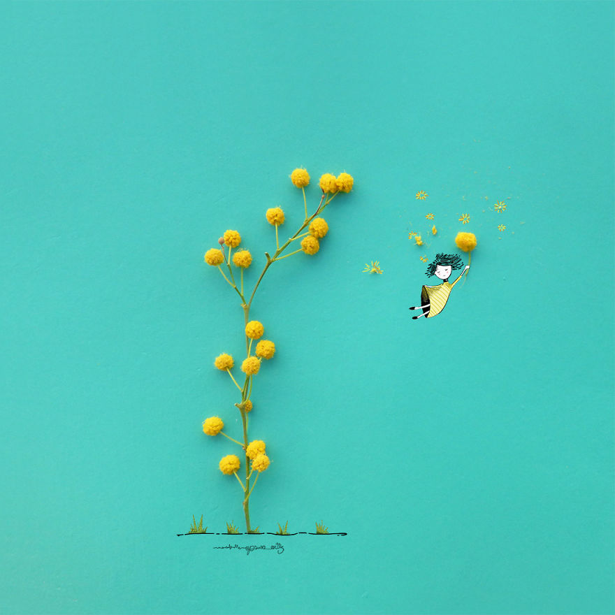 我用花瓣、果子、棉花糖變出了童話世界（組圖）