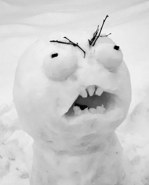 雪人創(chuàng)意大PK：你最喜歡哪個(gè)？（組圖）