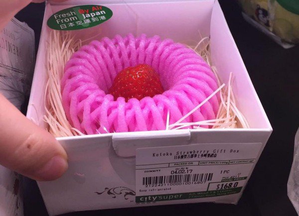 這種草莓150元一顆，一定很好吃……吧？