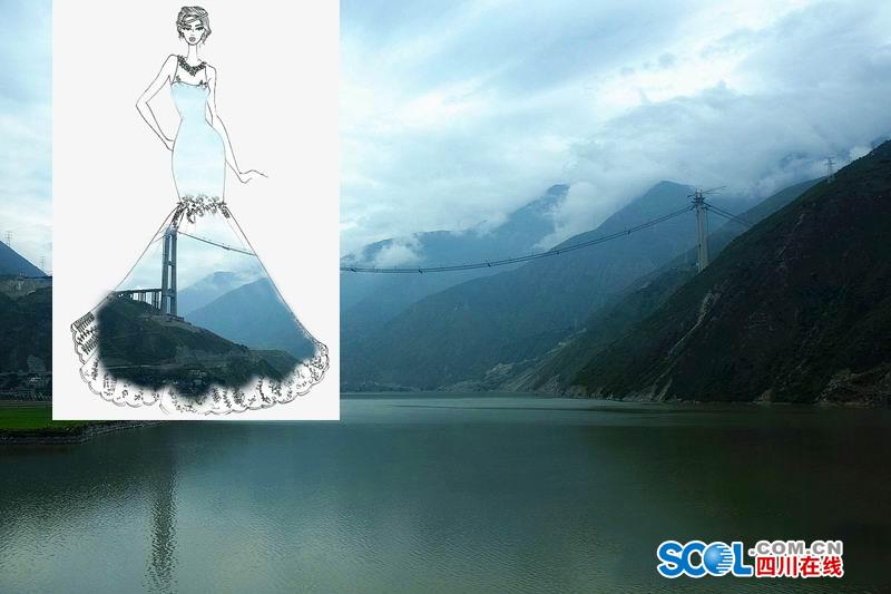 把高速公路做成衣服穿上身 美不美？（組圖）