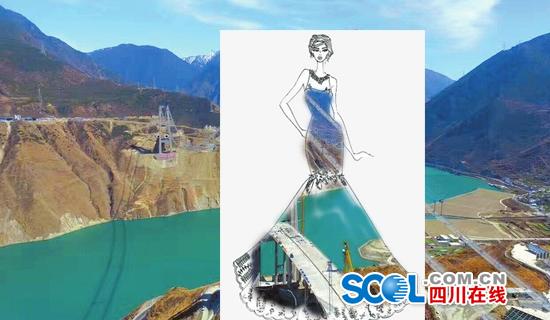 把高速公路做成衣服穿上身 美不美？（組圖）