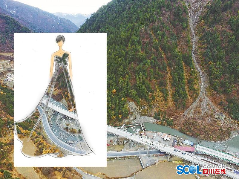把高速公路做成衣服穿上身 美不美？（組圖）