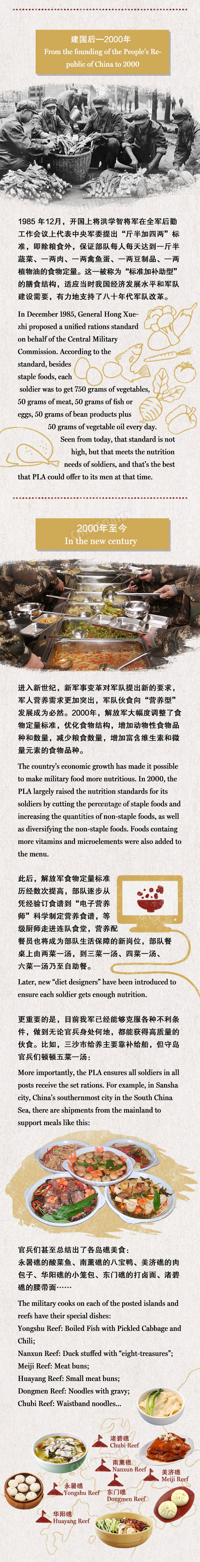 吃得好也是戰(zhàn)斗力！我軍90年來都吃啥？（組圖）