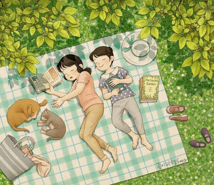 有親姐妹是什么感覺？讓插畫師來告訴你（組圖）