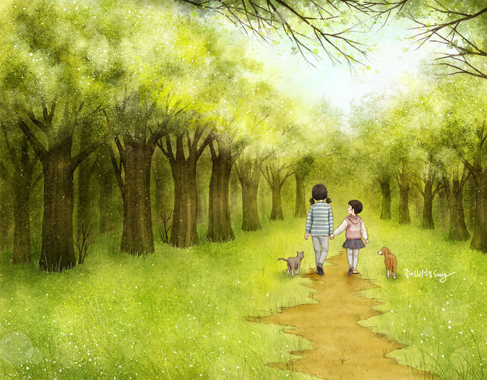有親姐妹是什么感覺？讓插畫師來告訴你（組圖）