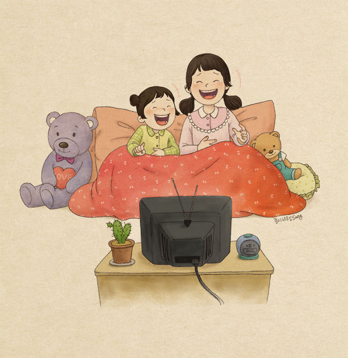 有親姐妹是什么感覺？讓插畫師來告訴你（組圖）