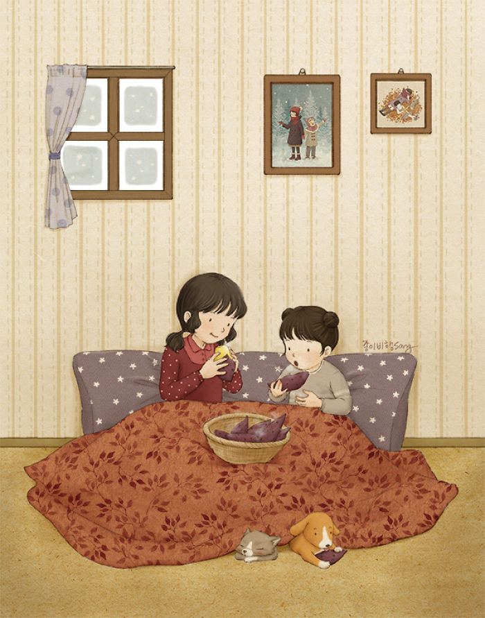 有親姐妹是什么感覺？讓插畫師來告訴你（組圖）