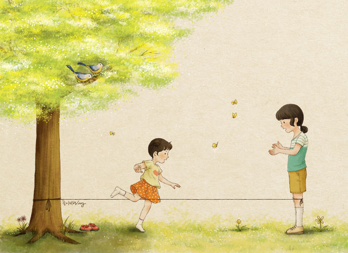有親姐妹是什么感覺？讓插畫師來告訴你（組圖）