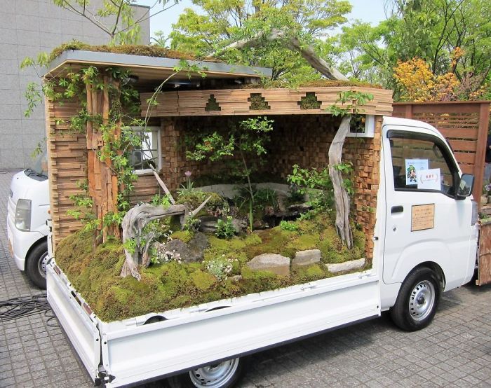 輪子上的風(fēng)景：卡車上的“后花園” 哪一個(gè)最美？（組圖）
