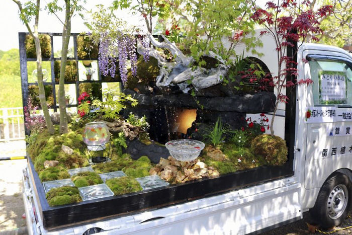 輪子上的風(fēng)景：卡車上的“后花園” 哪一個最美？（組圖）