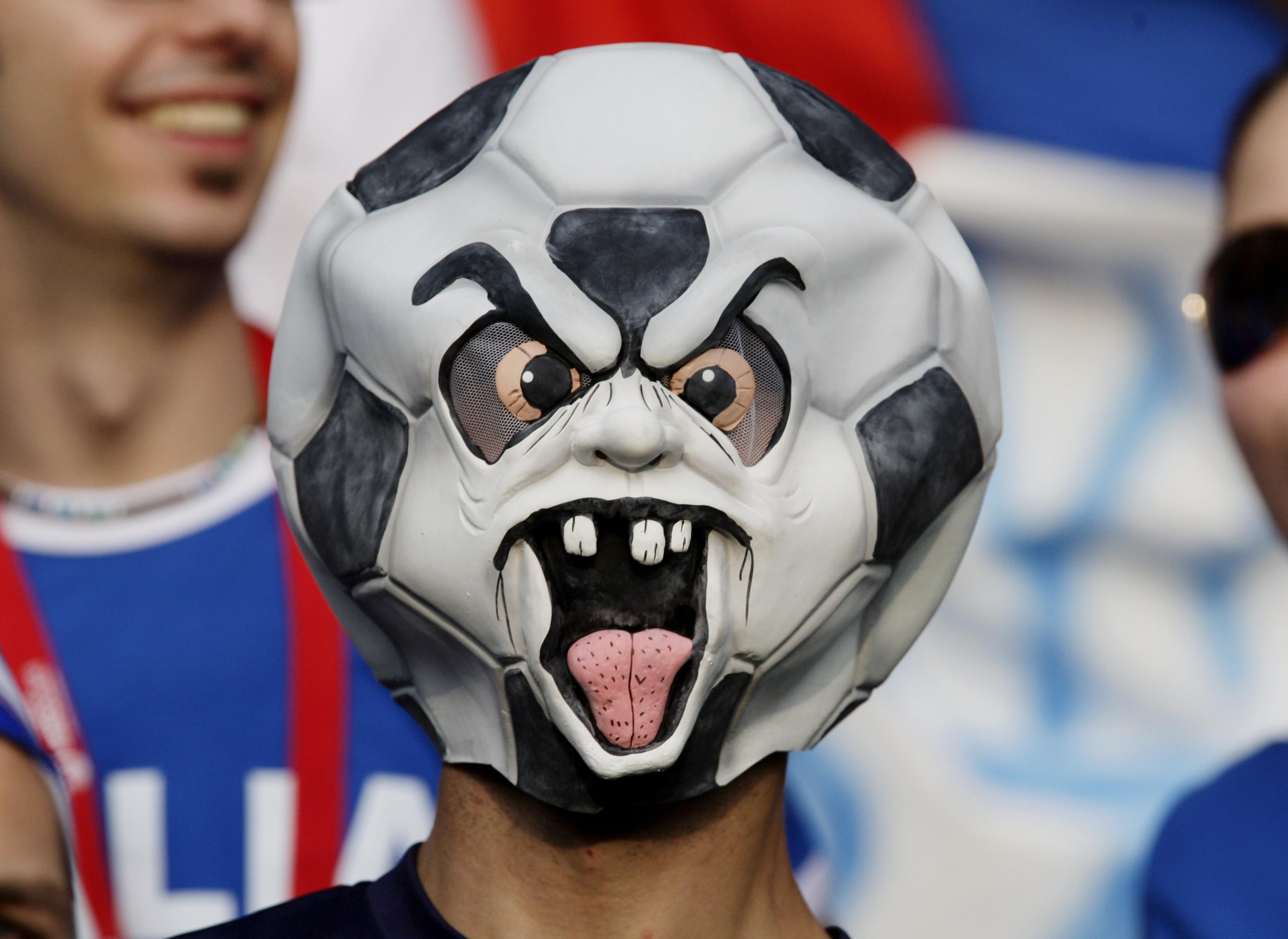 Fans at Euro 2008 soccer match