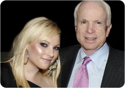 Meghan McCain's dating woes <BR>競選總統(tǒng)影響女兒愛情?