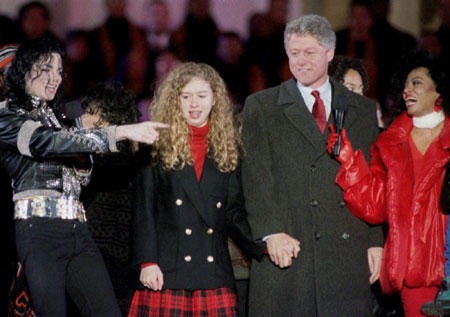Michael Jackson with celebrities