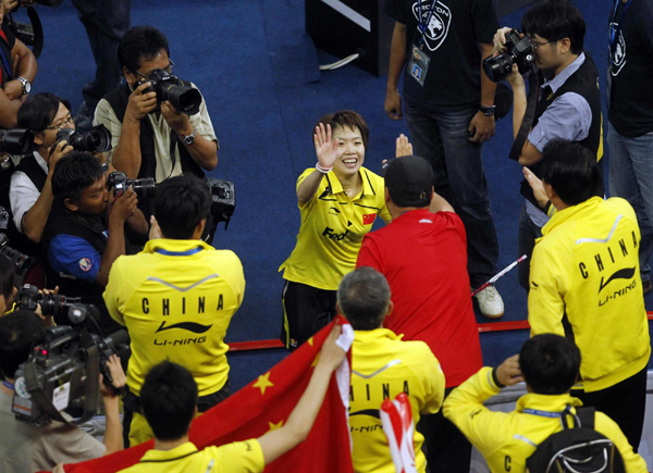 尤杯：王儀涵速勝汪鑫苦戰(zhàn) 中國3:0印尼進決賽